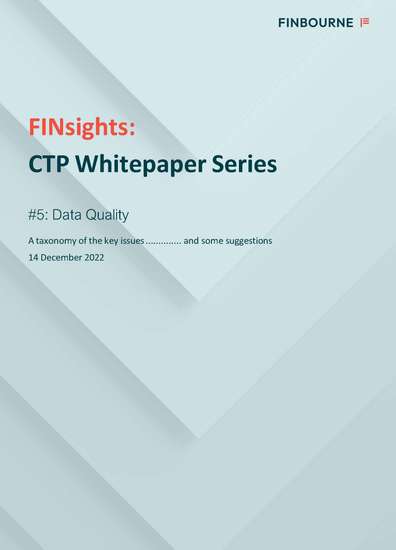 CTP Whitepaper - #5 Data Quality